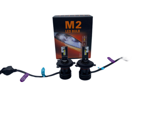 Автомобільні Led лампи M2 H4 6000k 12 24v білий (M2H4)