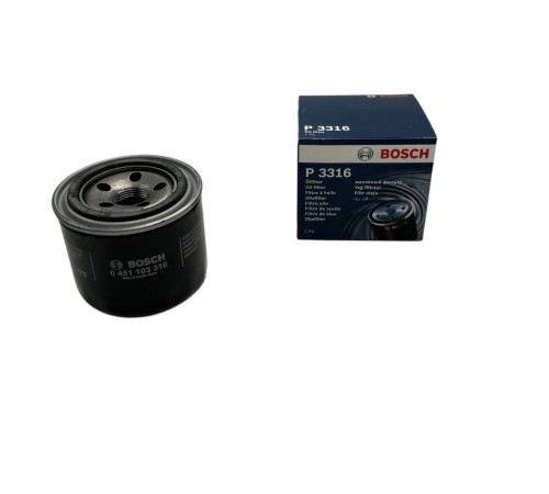 Фільтр масляний BOSCH Hyundai KIA 26300-35502 (0451103316)